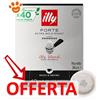 Illy Caffè Cialde ESE 44 - Forte - Confezione Da 40 Cialde - CONFEZIONE RISPARMIO