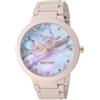 Nine West - Orologio da polso da donna, con cinturino in gomma, Rosa