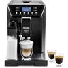 De'Longhi Eletta Evo ECAM 46.860.B macchina da caffè automatica, con sistema lattecrema, cappuccino ed espresso premendo un pulsante, display LCD e tasti sensori, 2 litri, colore nero