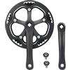 MEGHNA Singel Speed - Guarnitura 38T/46T/48T Bicycle Crankset da 170 mm, in alluminio, per bicicletta da donna