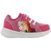 Leomil Frozen Sneakers Female Scarpe Ragazza 25, Perfette per la Scuola e Il Tempo Libero, Rosso