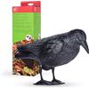 SWISSINNO Corvo Dissuasore per Uccelli - Sistema di Allontanamento Piccioni in Plastica - Metodo Naturale per la Difesa da Volatili e Parassiti