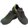 EXPLORER Ariel Low S3 SRC, Scarpe Antinfortunistiche Professionali Uomo, Nero/Verde/Verde Oliva, 45 EU