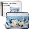 IPEA Borsa Acqua Calda Elettrica con Tasche in Peluche per Scaldare le Mani - Riduce Dolori Muscolari, Dorsali e Mestruali - Boule Scaldamani e Scaldapiedi - Scaldino - Fantasia Gatto