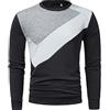 Generico Felpe Uomo Taglie Forti, Uomo Basic Top per l'inverno Senza Cappuccio Felpa Taglie Forti Girocollo Uomo Maglione per L´Inverno Felpa