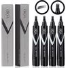 VOID Homme Penna Filler per Barba da Uomo (Confezione da 4) Kit Penna Barba Istantanea e Matita Filler per Barba, Pennarello per Barba Pennarello per Barba, Penna per Barba Impermeabile (Nero)
