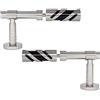 Gcurtain Set di Bastone per Tende Asta Metallo Diametro Standard 5/8 - 3/4 (16-19 mm) Finestra Decorativa Regolabile Facile Installare Finale Design Elegante- Vortice / 44-82 (110-210cm)