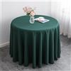 Highdi Tovaglia Rotonda Antimacchia, Hotel Banchetto Tovaglia Lavabile Tovaglie da Tavola Poliestere Tavolo Gonna per Giardino Matrimonio Festa Decorazione (200cm,Verde Scuro)