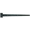 Alberts 309893 Bandella a cerniera | vernice ad immersione nera | bandella 596 x 48 mm | cerniera 90 x 40 mm