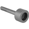 Tomotato Cacciavite per Asta di Terra SDS Plus, Punte per Asta di Terra in Metallo Utensili per Trapano per Trapano a Percussione SDS Plus(19 mm)