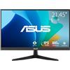 ASUS VY229HF Monitor Eye Care da 22" pollici (21.45), FHD (1920x1080), IPS, 100Hz, IPS, SmoothMotion, 1ms (MPRT), Adaptive Sync, Tecnologia Eye Care Plus, Filtro Luce Blu, Anti-sfarfallio, Nero