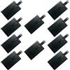 Fenglangrong 10 Pezzi Nero USB Unità Flash Penne, Chiavetta USB a Forma di Carta di Credito 2GB Memory Stick U Disk Thumb Gift, Per Backup Dati, Trasferimento File