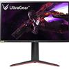 LG 27GP850-B.AED UltraGear Gaming Monitor (QHD, pannello IPS da 1 ms (GtG), 180 Hz), nero opaco