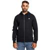 Quiksilver Basic Hood Zip Young Men Maglione, Nero, S Uomo