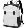 GOLF SUPAGS Zaino Scolastico per Laptop, Zaino Grande Capacità per Laptop da 16 Pollici, Zainos da Viaggio Impermeabile Borsa da Casual per Università, Scuola, Viaggi, Affari (Nero & Bianco)