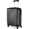 R Roncato Trolley FIBRA, espandibile (NERO, S)