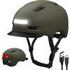 KINGLEAD casco da bicicletta, luce anteriore e posteriore (LED) 5 modalità di luce per uomini e donne Casco da bicicletta leggero per ciclismo trekking