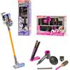 ODS - Dyson Kit Giocattolo, Set con Aspirapolvere V8 + Asciugacapelli Supersonic + Piastra Capelli Corrale, Accessori Inclusi, Età Consigliata +3 Anni