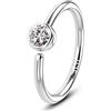 OUFER 20G Anello Naso Seamless Open Piercing Naso Argento 925 CZ Trasparente Piercing Naso Nostril 8 mm Nose Piercing Nose Hoop Piercing Naso Donna Anellino