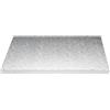 Dream' s Party Piatto SottoTorta Rigido Vassoio Rettangolare 50x70cm - Cake Board Argentato - H 1,2cm- Ideale per trasportare e Portare Torte Decorate con Il Cake Design o sculture in Pasta di Zucchero