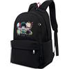 Roffatide Anime My Hero Academia Zaino in Nylon Nero Borsa da Scuola Stampata Zaino