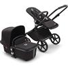 Bugaboo Fox Cub, Passeggino Multi-Terreno Leggero e Resistente, Design Robusto e Cappottina Extra-Large, Sistema di Chiusura in un Unico Pezzo che Resta in Piedi, Midnight Black