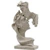 PIGPIGFLY Statua Bacio d'Amore, Statue Decorative, Figure Decorative, Statuette Decorative Casa, Soggiorno Decorativo Moderno da Appoggiare, Scultura Astratta in Poliresina, Idea Regalo(Arenaria)
