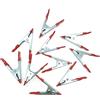 JZK 10 morsetti a molla in metallo, 10,2 cm, rivestiti in gomma, resistenti clip per casa, campeggio, fotografia o officina