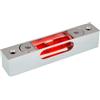 UMEI Livella regolabile rettangolare con fori, livella a bolla liquida regolabile in metallo di lega di alluminio, smagnetizzazione luminosa, lunghezza 120mm, spaziatura fori 100mm...(rosso)