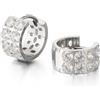 Limerencia Titanio Hoop Orecchini per le Donne Uomini, G23 Medical Hypoallergenic Health Stud Hoop Orecchini per gli Orecchi Sensibili Gioielli delle Donne(argento)