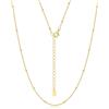 SILBERTALE Collana girocollo regolabile in argento Sterling 925, 35/45/55 cm, con catena di estensione di 5 cm, 35+5 Zentimeter