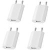 Caricatore USB Multiplo, Presa USB-A Mnmultipresa 3-Porte 15.5W (5V 3.1A/2A/1A) Alimentatore