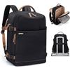 GOLF SUPAGS Zaino per Laptop con Scomparto per Laptop Separato Adatto a Notebook da 15,6 Pollici Borsa per Computer di Grande Capacità per Zaini da Lavoro e da Viaggio per Università da Donna (Nero)
