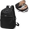 GOLF SUPAGS Zaino da Donna Con Scomparto Separato Per Computer Portatile, Resistente all'acqua, Antifurto, Adatto Per Notebook da 15,6 Pollici, Borsa da Viaggi, Lavoro, Universitario, Nero