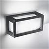 Ailati Lights by Zafferano Home lampada a parete, E27, rettangolare, LL0250G3, Home [Lampade per Esterni > Lampade a Parete]