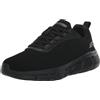 Skechers Bobs B Flex-Cool Edge Sneaker da Uomo, Nero, 10.5 Wide