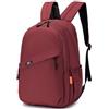 BAGZY Zaino da Viaggio Aereo Bagaglio a Mano 40x30x15 British Airways Zaino Antifurto Zaino Piccolo Zaino 40 30 15 Borsa Da Cabina Impermeabile Zaini Classico per College Scuola Donna Uomo Rosso scuro