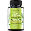 BeSwiss Detox Drenante Anti Cellulite - Elimina grassi e liquidi sottocutanei - Dimagrante brucia grassi e depurativo contro ritenzione Idrica e Gonfiore
