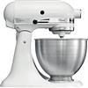 KitchenAid 5K45SSEWH robot da cucina classico, 10 velocità , 4.3 L, Bianco 36x37x23cm