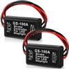 CGEAMDY 2 Pezzi Auto Controller Flash Stroboscopico, Modulo Lampeggiatore Auto LED Flash Strobe Controller, LED Flash Luci Stroboscopico Controllore per Motocicli Auto Camion Automobile Veicolo