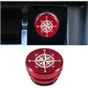 Copertura Per Accendisigari Auto In Lega Di Alluminio - Tappo Antipolvere Universale Da 21mm, Colore Nero, Protezione E Decorazione Interni - 2