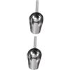 Beavorty 2 Pz paletta in acciaio inox paletta per cibo per cani in metallo cane pala in acciaio inossidabile paletta per alimenti per animali domestici nutrire cucchiaio da cibo per cani