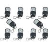SQUADO Set di 10 telecomandi universali per cancello automatico duplicatore wireless remoto universale 433 mhz