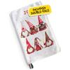 evenue Canovaccio da Cucina Natalizio, Strofinaccio in Cotone Spugna e Microfibra Assorbente, Idee Regalo Natale Utili per la Casa, Personalizzato Con Illustrazione Originale Joy con Elfi