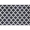 Hanse Home Zala Living Elegance - Zerbino in poliammide, 70 x 50 x 0,7 cm, colore: Nero/Bianco