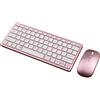 BRIUERG Tastiera Bluetooth Fili Mouse Tablet Bluetooth Fili Tastiera Mouse Supporto Tablet Computer Portatile Rosa