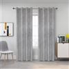 Miracle Home. Tende moderne ed eleganti in 2 pezzi (un pezzo incluso) per soggiorno e camera da letto con occhielli. Gerbera. 200cm (anche) x 260cm (alto). Beige