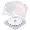 FLLAGG20 | 100X Custodie CD Dvd Bluray | Bustine Buste Trasparenti, PVC | Aletta di Chiusura, Protezione Dischi, visibilità Etichette | Conservazione Dischi Senza Polvere