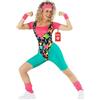 Morph Body Costume Anni 80 Donna, Vestiti Fitness, Carnevale XL