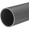QUARKZMAN Tubo PVC 57mm ID 63mm OD 20cm/8 Lunghezza Grigio Chiaro Alta Resistenza Tubo Rigido Rotondo in PVC Tondo per Tubo Acqua, Lavori Manuali, Guaina per Cavi